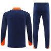 Nederland Trainings Sweatshirt Quarter-zip 2024-25 Grijze - Kids